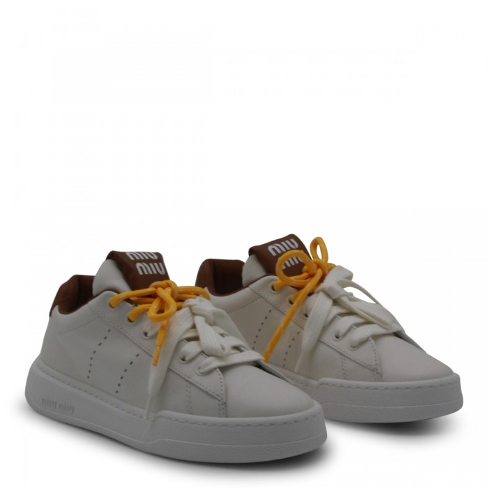 WHITE LEATHER SNEAKERS 2