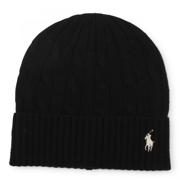 BLACK WOOL HAT
