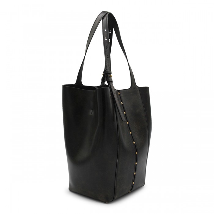BLACK LEATHER TOTES 2