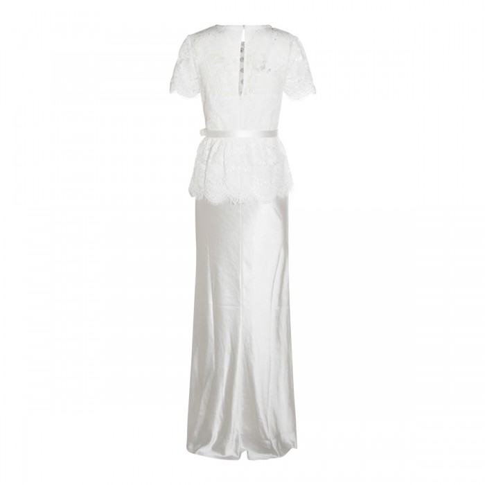 WHITE COTTON MAXI DRESS 2