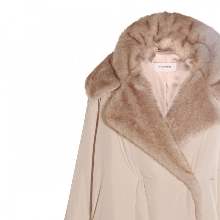 BEIGE GIN DOWN JACKET