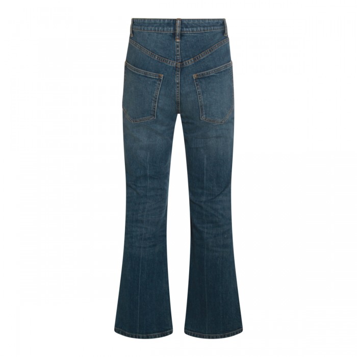 BLUE USED DENIM JEANS 2