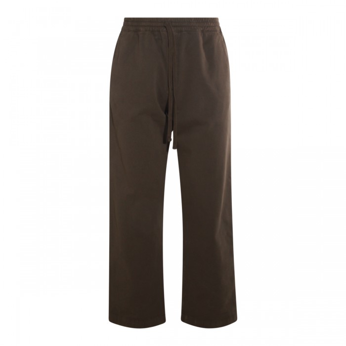 DARK BROWN COTTON PANTS