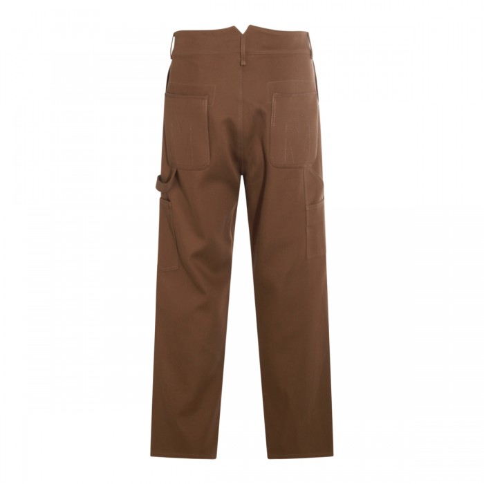 CAMEL COTTON CARGO PANTS 2
