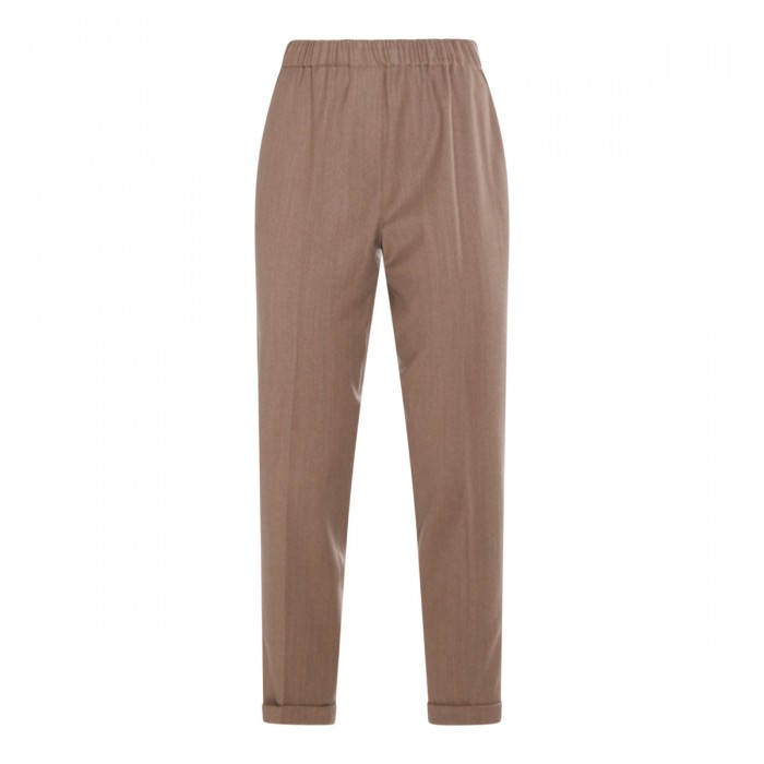 BEIGE WOOL ROSABLA PANTS