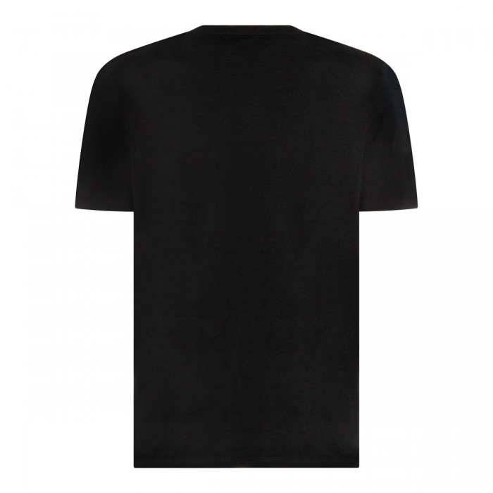 BLACK WOOL FRAME SS T-SHIRT 2