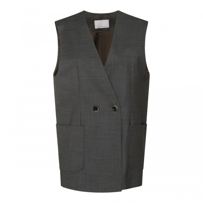 GREY WOOL BLAZER