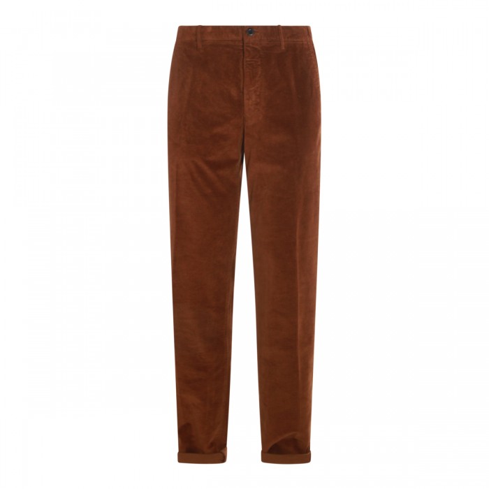 CAMEL COTTON PANTS