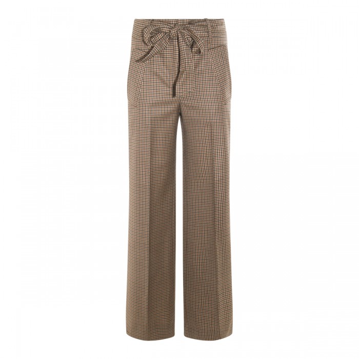 BROWN WOOL PANTS