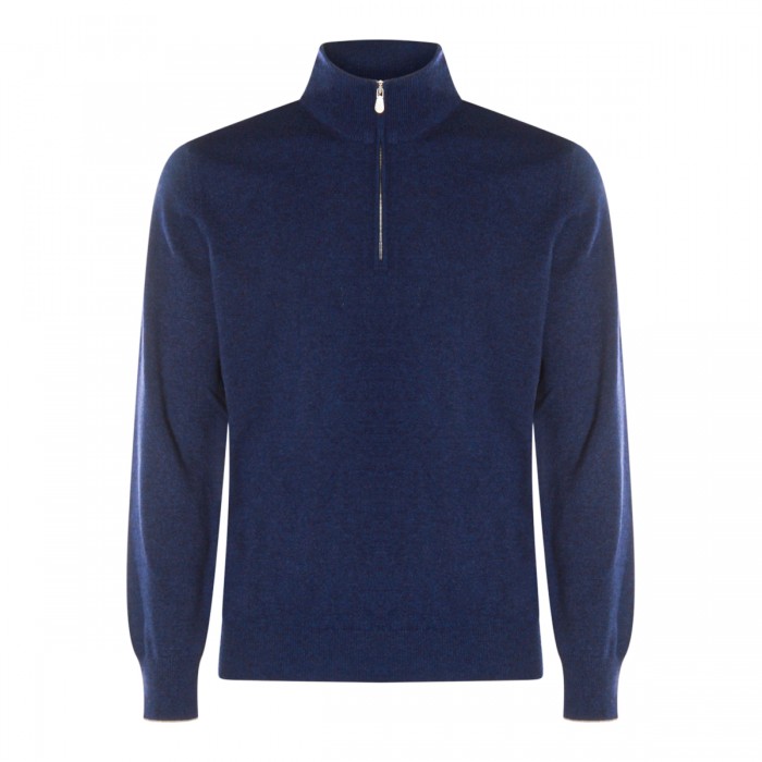 BLUE CASHMERE KNITWEAR