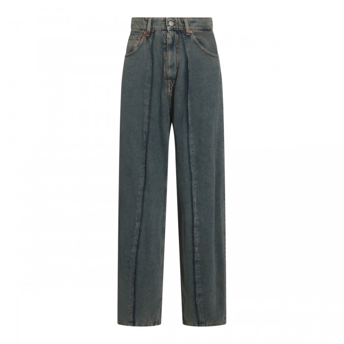 LIGHT GREY COTTON JEANS