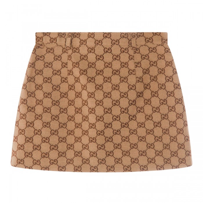 BEIGE COTTON SKIRT 2