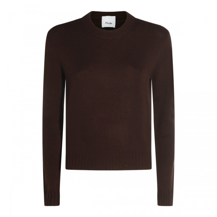BROWN CASHMERE KNITWEAR