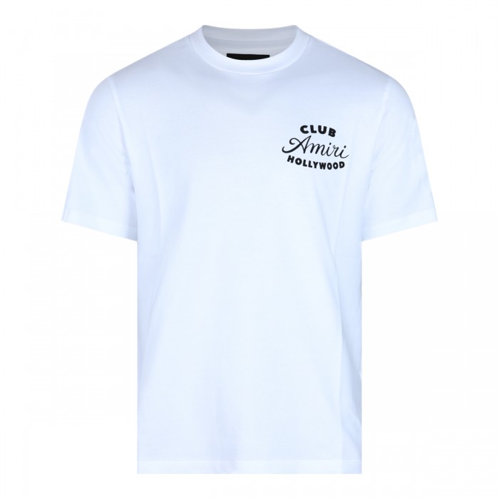 WHITE COTTON T-SHIRT
