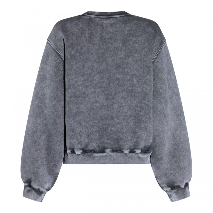GREY COTTON SWEATSHIRT 2