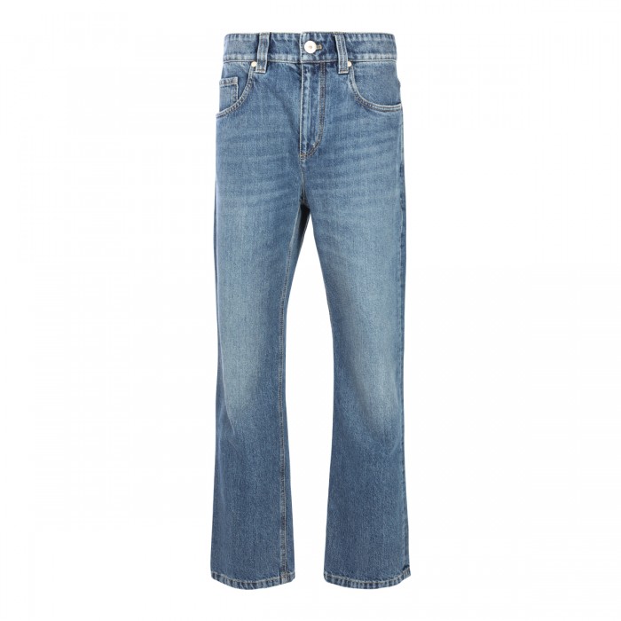 BLUE COTTON DENIM JEANS