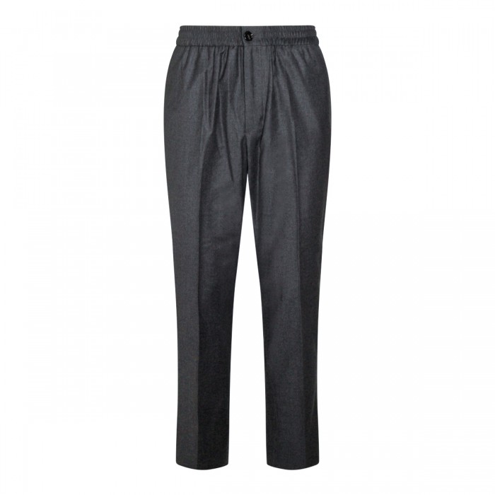 GREY WOOL PANTS