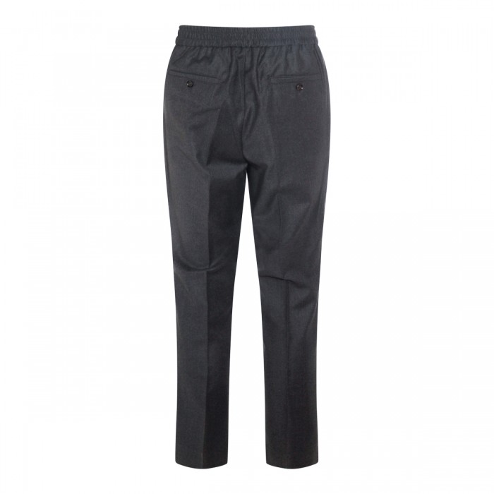 GREY WOOL PANTS 2