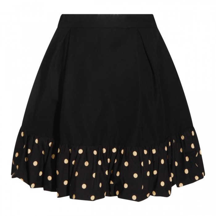 BLACK WOOL SKIRT 2