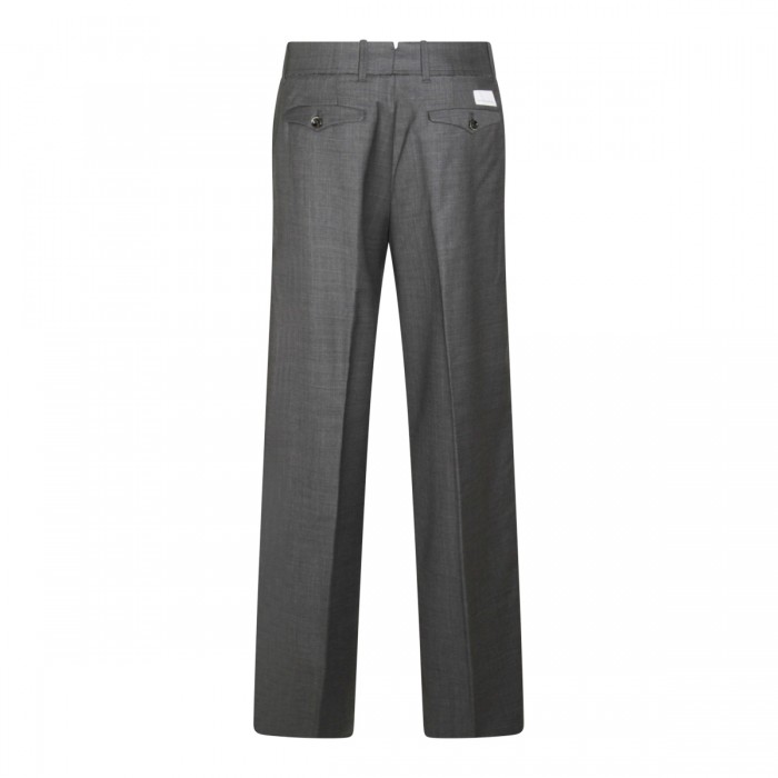 GREY WOOL PANTS 2