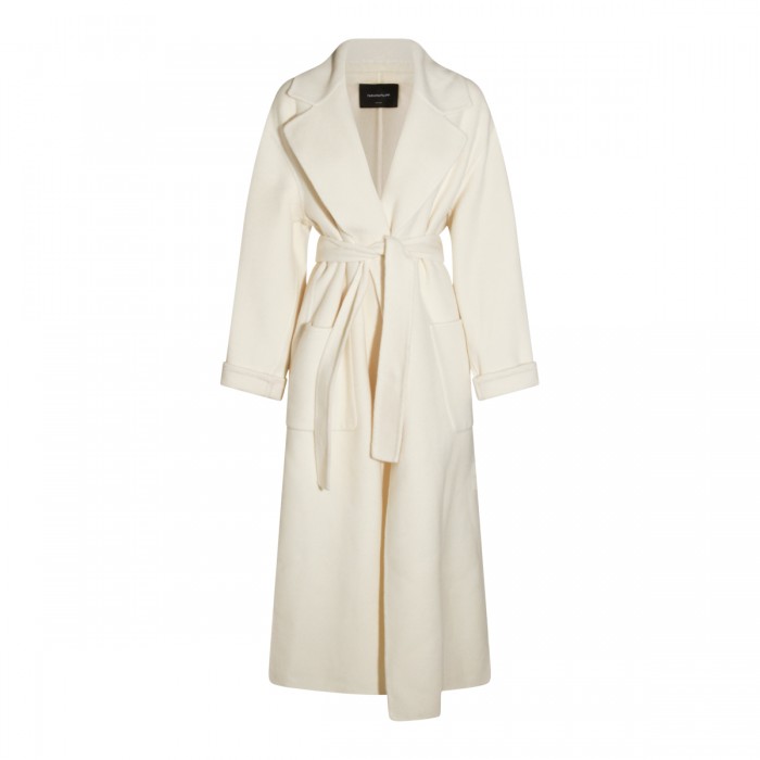WHITE CASHMERE COAT