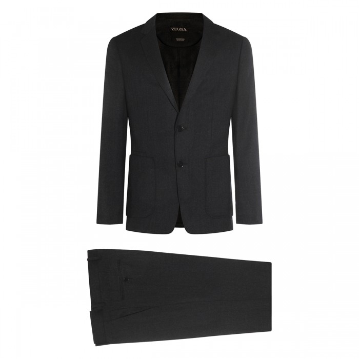 DARK GREY CASHMERE SUITS