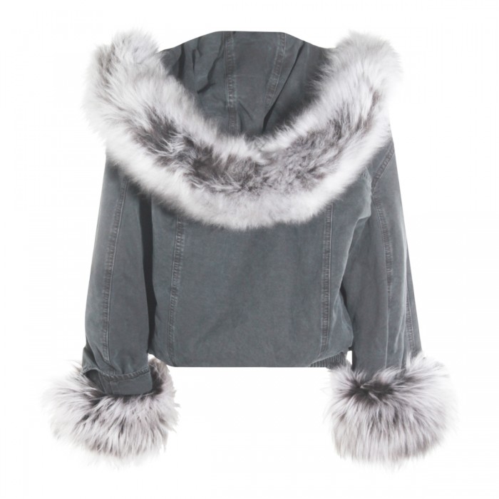 BLACK COTTON CASUAL JACKET 2