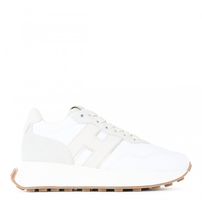 WHITE LEATHER SNEAKERS