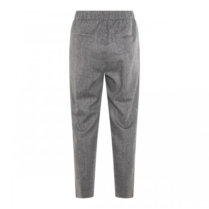 GREY WOOL RIESI PANTS 2