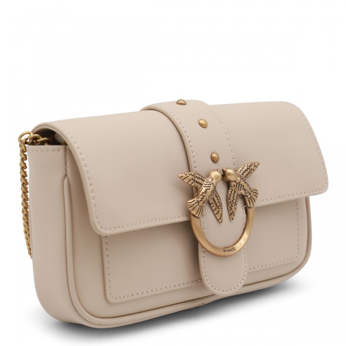 BEIGE LEATHER LOVE ONE... 2