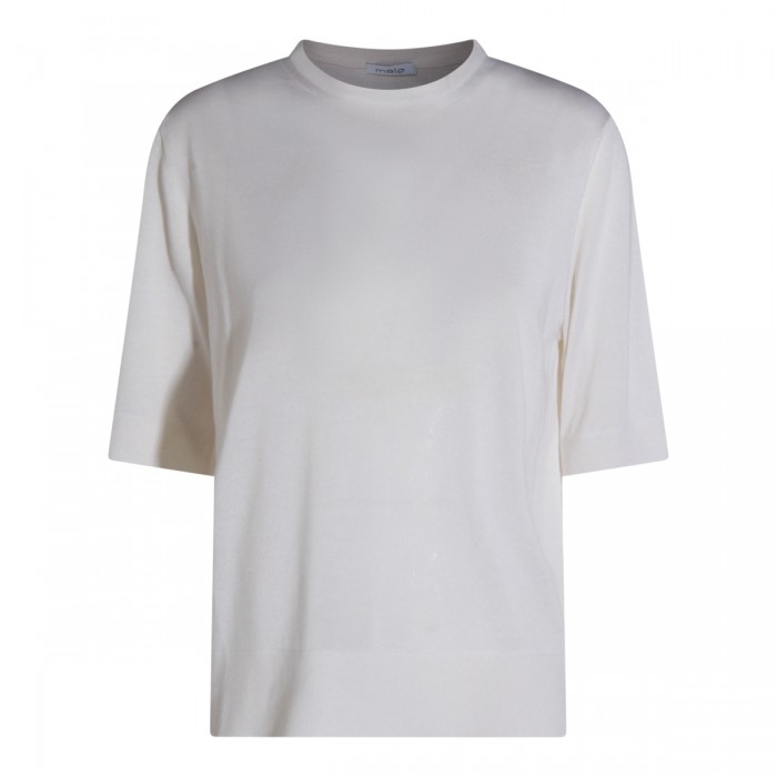 WHITE CASHMERE KNITWEAR