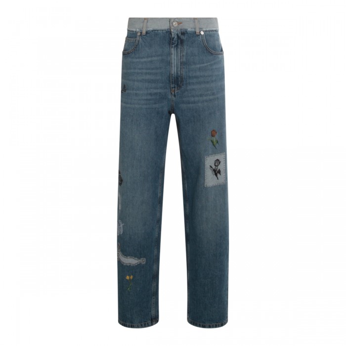 BLUE COTTON JEANS