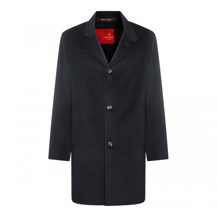 BLUE CASHMERE COAT