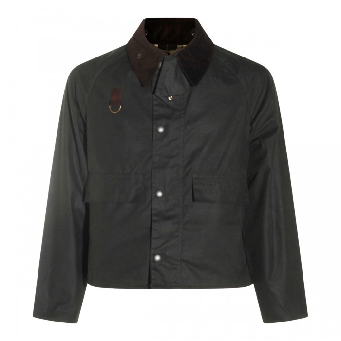 BLACK COTTON CASUAL JACKET