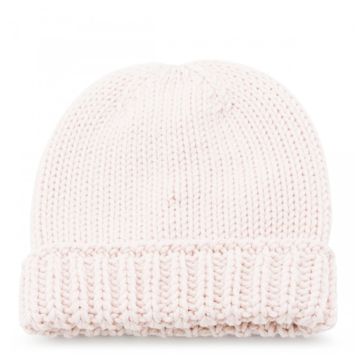 PINK WOOL BEANIE 2