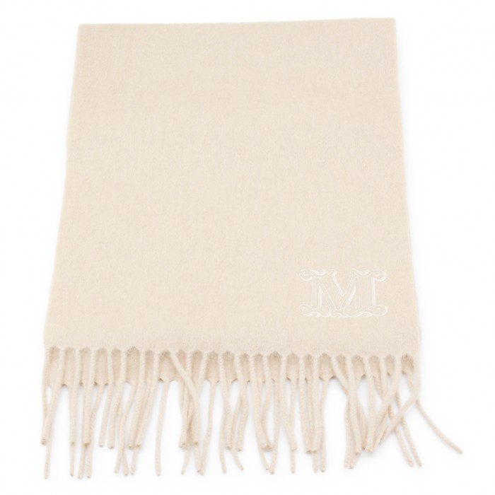 CREAM WOOL WKCLARA SCARF