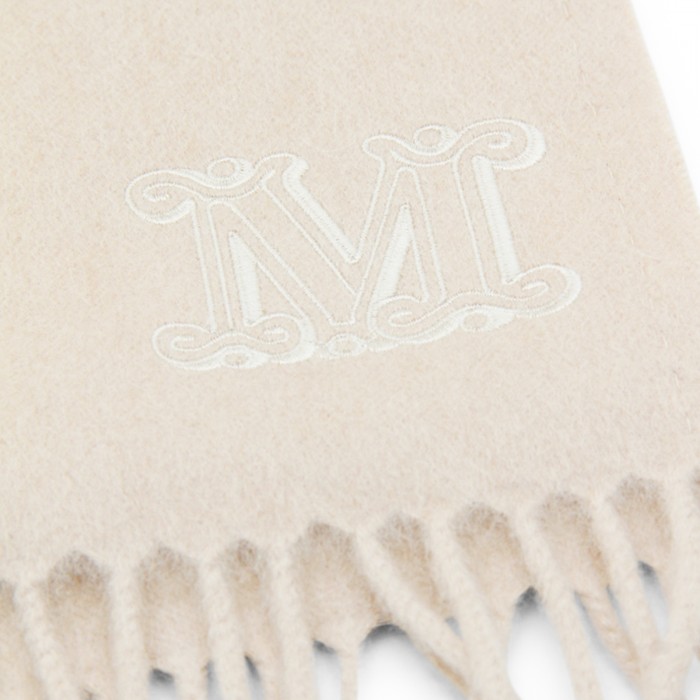 CREAM WOOL WKCLARA SCARF 2