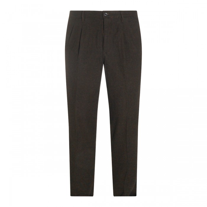 BROWN COTTON PANTS
