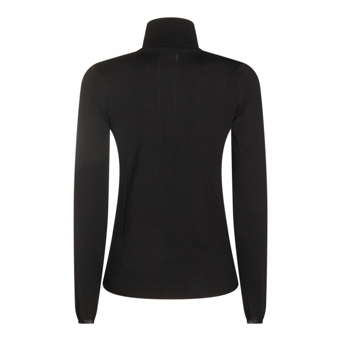 BLACK WOOL KNITWEAR 2