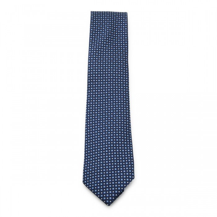 BLUE SILK TIE