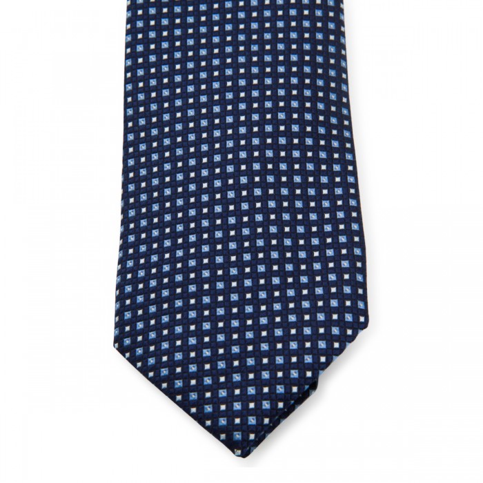 BLUE SILK TIE 2