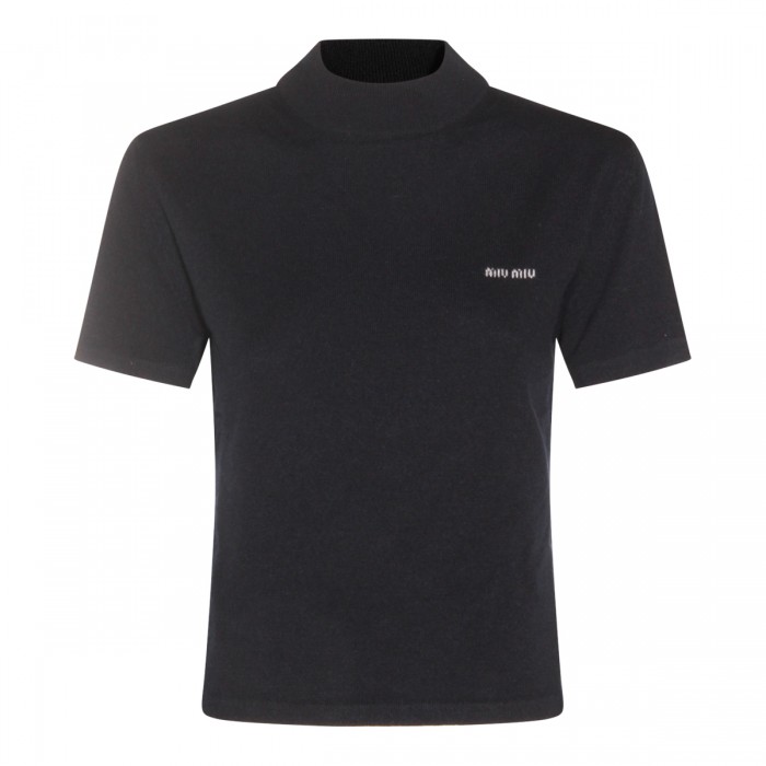 DARK BLUE CASHMERE KNITWEAR