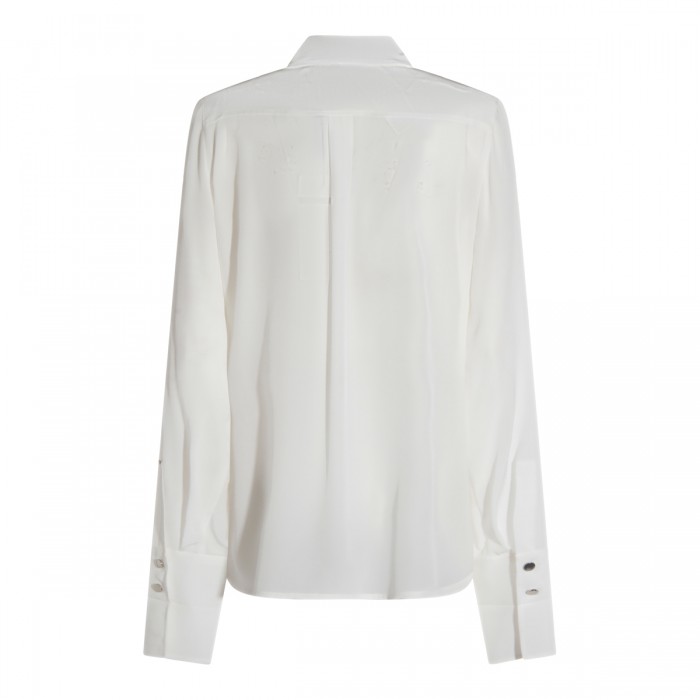 WHITE SILK SHIRT 2
