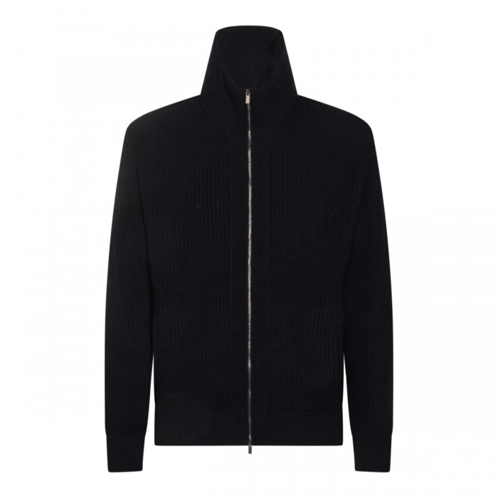 NAVY WOOL KNITWEAR
