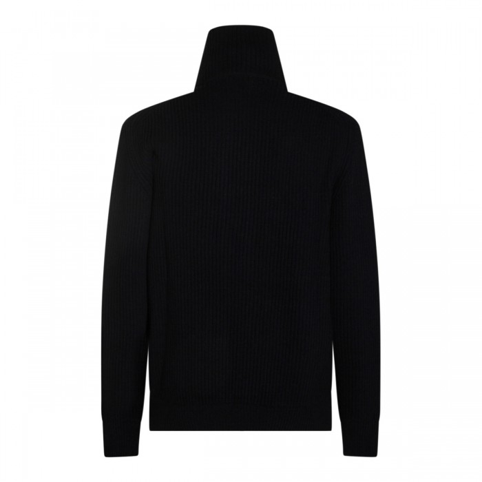 NAVY WOOL KNITWEAR 2