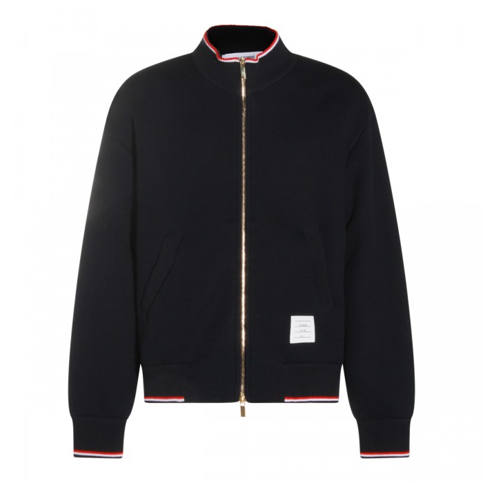NAVY COTTON CASUAL JACKET