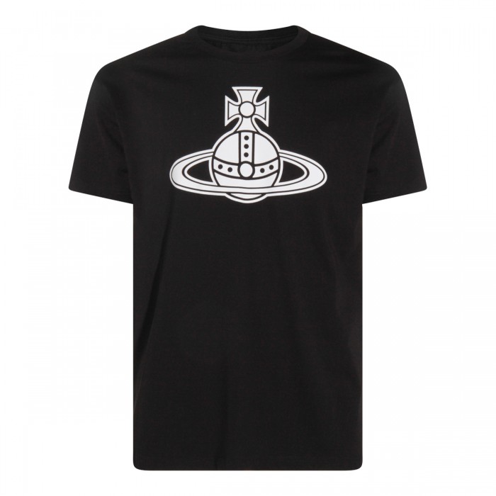 BLACK COTTON T-SHIRT