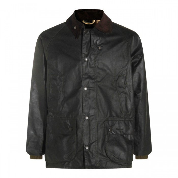 BLACK COTTON CASUAL JACKET