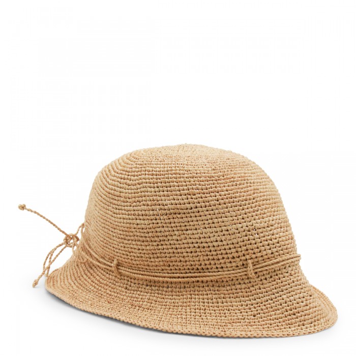 LIGHT NATURAL RAFFIA HAT
