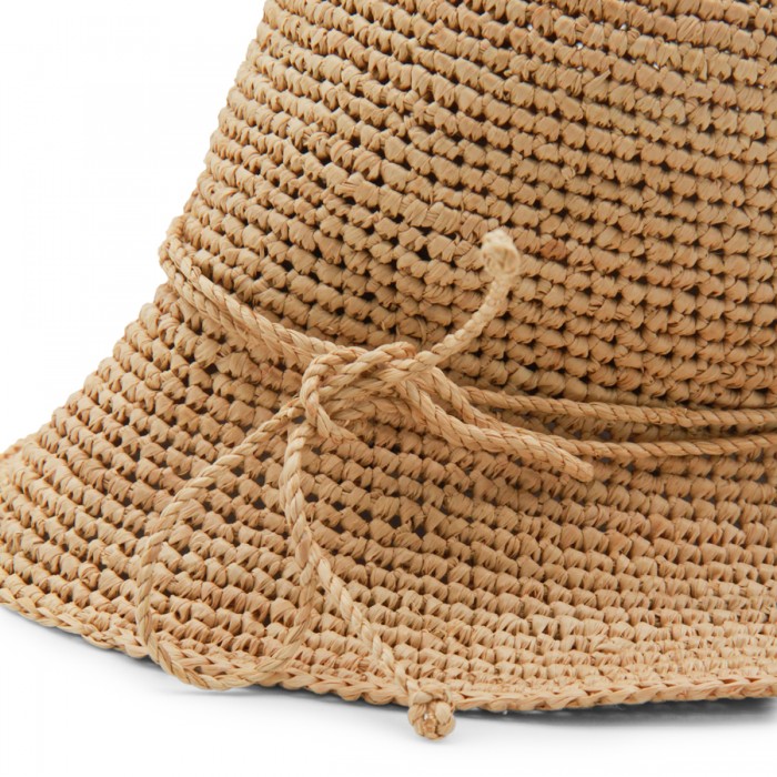 LIGHT NATURAL RAFFIA HAT 2